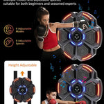 Intelligent Music Boxing Machine, Electronic Boxing Trainer, Music Workout Machine With 9 Speeds Punching Machine for Adults