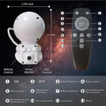 Astronaut Galaxy Projector Star Projector Galaxy Night Light Space Buddy Projector with Nebula Remote Control for Bedroom home