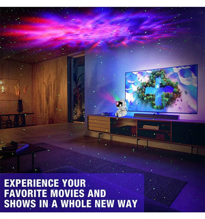 Astronaut Galaxy Projector Star Projector Galaxy Night Light Space Buddy Projector with Nebula Remote Control for Bedroom home