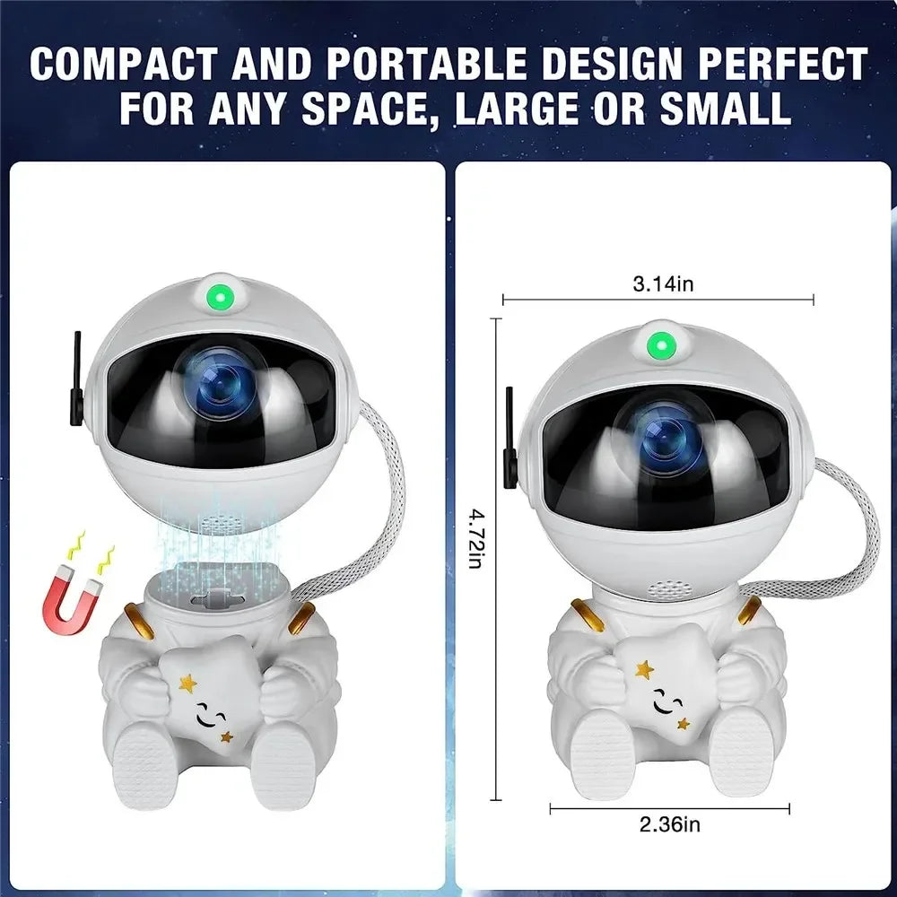 Astronaut Galaxy Projector Star Projector Galaxy Night Light Space Buddy Projector with Nebula Remote Control for Bedroom home