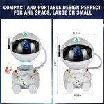 Astronaut Galaxy Projector Star Projector Galaxy Night Light Space Buddy Projector with Nebula Remote Control for Bedroom home