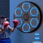 New Music Boxing Machine Smart Bluetooth Wall Mounted Music Boxing Trainer Gym Home Electronic Boxing Target Punching Equipment