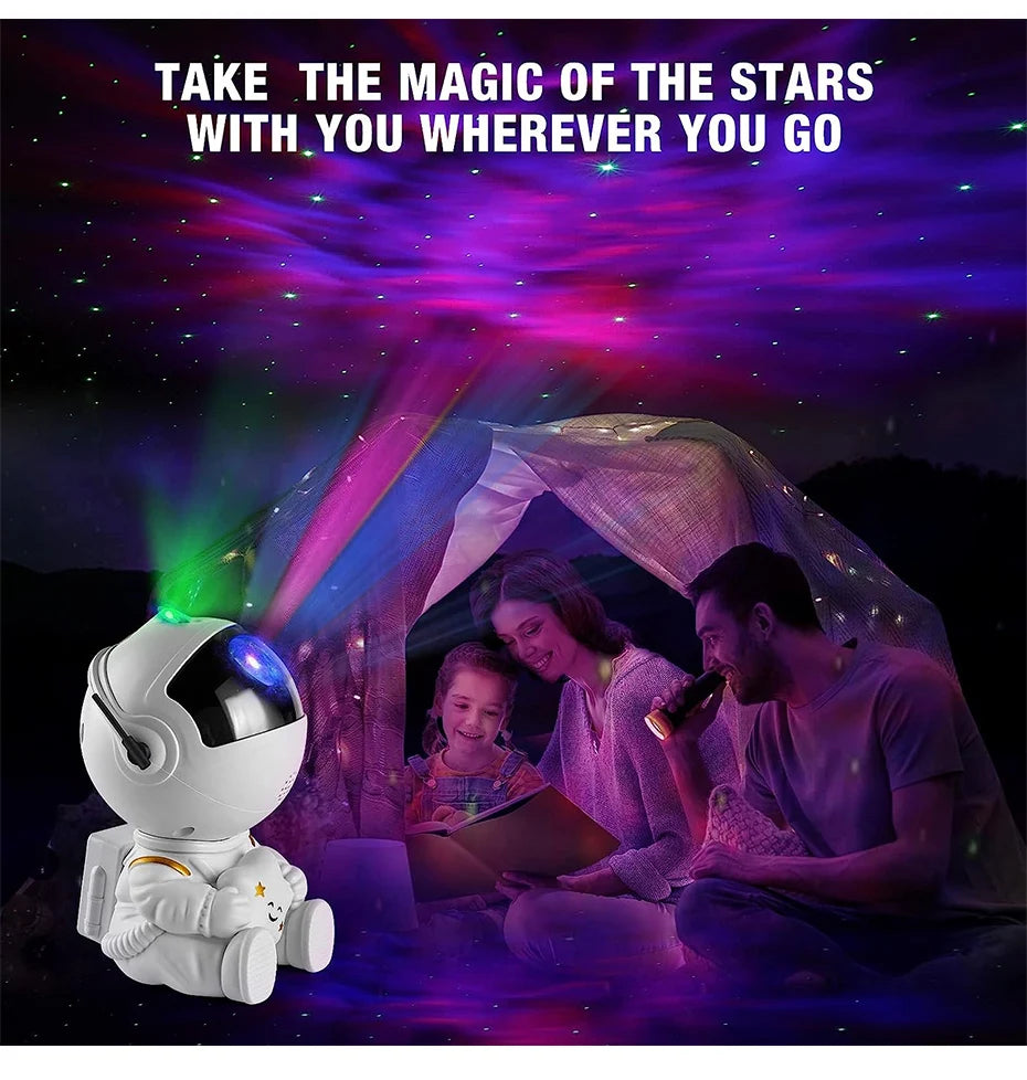 Astronaut Galaxy Projector Star Projector Galaxy Night Light Space Buddy Projector with Nebula Remote Control for Bedroom home