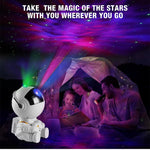 Astronaut Galaxy Projector Star Projector Galaxy Night Light Space Buddy Projector with Nebula Remote Control for Bedroom home