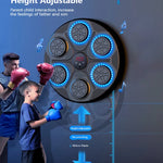 New Music Boxing Machine Smart Bluetooth Wall Mounted Music Boxing Trainer Gym Home Electronic Boxing Target Punching Equipment