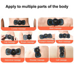 EMS Neck Massager Mini Cervical Back Muscle Pain Relief Patch Massageador Stimulator Mat Portable Leg Body Health Care Tool