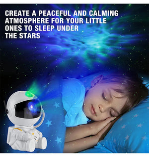 Astronaut Galaxy Projector Star Projector Galaxy Night Light Space Buddy Projector with Nebula Remote Control for Bedroom home